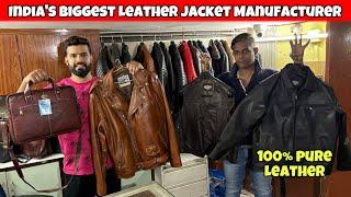 India’s Biggest Leather Jacket Manufacturer | Kolkata Leather Jacket Market | 100% Original