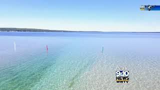 Northern Michigan From Above: Higgins Lake Sun