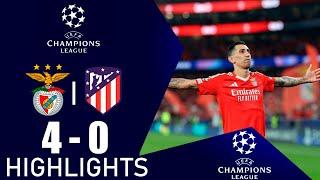 Benfica vs Atlético Madrid 4-0 Resumen | Liga de Campeones de la UEFA 2024