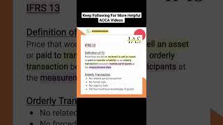 IFRS 13 | F7 | SBR | ACCA