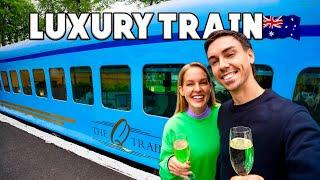 Riding Australia’s NEW LUXURY Train (First Class Dining) 