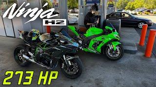 First Ride on a 273HP Ninja H2