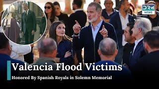 Spanish Royals Honor Valencia Flood Victims in Solemn Memorial | News Today | DRM News | AP14