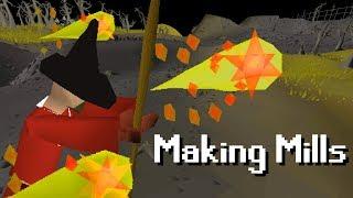 Making Mills with only FIRE BOLT (32 combat)