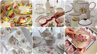 Beautiful fancy crockery items | Dinner sets |  Tea sets | New designs Crockery items @minsanadeem