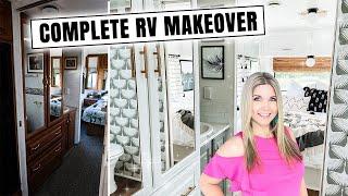 Before and After RV RENOVATION - COMPLETE REMODEL From buying to WOW!!!