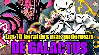 Los 10 heraldos MÁS PODEROSOS de Galactus | Marvel Comics