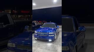 LS Swapped 4.8 Silverado Bubble Statik Blue  #statik #droppedtrucks #silverado #chevy #lsswap