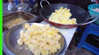 Chicken Shake Cheese and Fried ( Ga Lac Pho Mai) - Vietnam Cheap Street Food