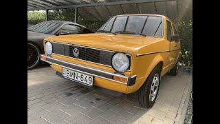 Volkswagen Golf 1 1.1 L - 1976 Marinogelb Originalzustand vollständig restauriert Sammlerstück