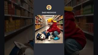 Chihuahua REVENGED his DADS KILLER!  #shorts #memes