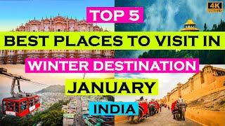 Top 5 Best Places To Visit In January In India | Winter Destination #january