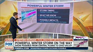 Powerful Winter Storm Could Produce Close To 1 Foot Of Snow In Some Spots