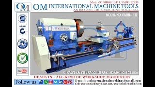 OM BRAND - ROLL TURNING LATHE MACHINE 16 FEET | LATHE MACHINERY EXPORTERS