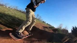 6 mile pump track warmup run onewheel