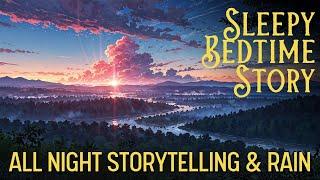 THE MYSTICAL CLOUD Bedtime Story For Grown Ups | Storytelling and Rain | Black Screen