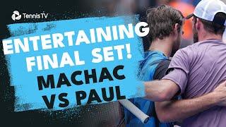 Battle to the End! Tommy Paul vs Tomas Machac Entertaining Final Set in Tokyo