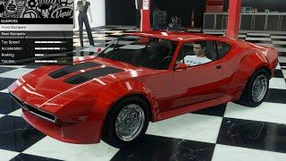 GTA 5 - Past DLC Vehicle Customization - Lampadati Viseris (DeTomaso Pantera GT5)