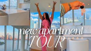 MOVING INTO MY LUXURY DREAM APARTMENT | NYC EMPTY APARTMENT TOUR | LIVING ALONE!