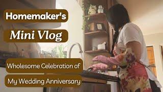 Homemaker's Mini Vlog | Light Chores and Wedding Anniversary Pizza | Stay At Home