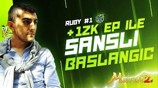 RUBY SUNUCUSUNA +12K EP İLE BAŞLANGIÇ! NESNE MARKET ŞANSIMIZLA AYAK BASTIK?! - Metin2 TR Ruby #1