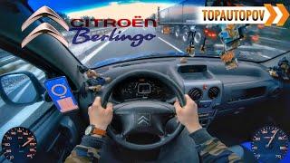 Citroen Berlingo 1.9D (51kW) |66| 4K TEST DRIVE POV – ACCELERATION, BRAKES & ENGINETopAutoPOV