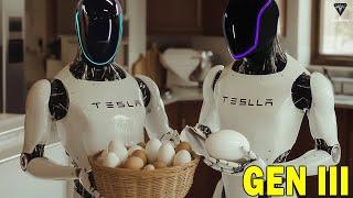 Elon Musk Confirm Tesla Bot Gen 3 HUGE Update Features and Design! 3 Hidden Things NEVER Heard!