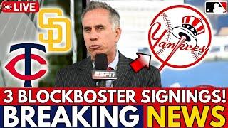 MLB BREAKING NEWS! YANKEES ADD 3 NEW SIGNINGS! IS ROKI SASAKI ALMOST THERE? LATEST YANKEES UPDATES!