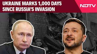 Russia Attacks Ukraine | Ukraine Reaches 1,000 Days Of War As Russian Strikes Target Key Cities