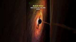 what if Earth falls into a black hole #earth #shorts #space