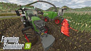 Ensilage de Maïs réaliste & Tassement du silo en multi | Farming Simulator 25