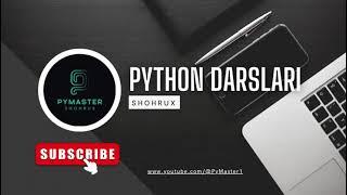 Python 1-dars . Kerakli dasturlarni o'rnatish