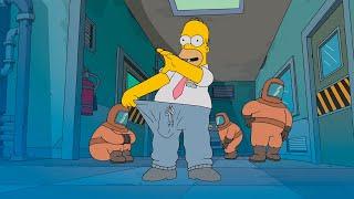 Homero usa sus Nuevo Pans  Casi 1 Hora de los Simpsons Capitulos