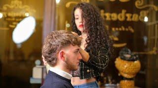 ASMR  LADY BARBER “ETTORE”