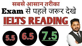 Reading ielts strategy | Reading techniques | Easy method | ielts india by Arun Vashisht
