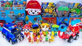 Paw Patrol Unboxing Collection Review | Marshallmighty movie bulldozer | Hero pup | Marshall ASMR