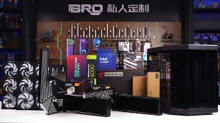 「BRO」4K Water Cooled PC Build HYTE Y70 Touch Infinite Black. #pcbuild #Y70