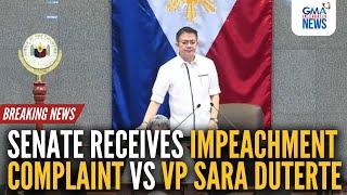 LIVE: Senate receives impeachment complaint vs... (Feb. 5, 2025) | GMA Integrated News - Replay