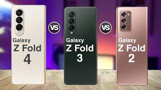 Samsung Galaxy Z Fold 4 Vs Samsung Galaxy Z Fold 3 Vs Samsung Galaxy Z Fold 2 | Official Comparison