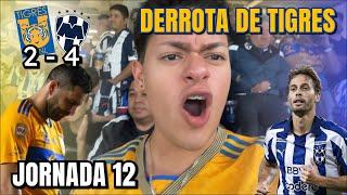 TIGRES VS RAYADOS (2) - (4) | DERROTA DE MIS TIGRES | CLÁSICO REGIO 139 | VIDEO REACCION