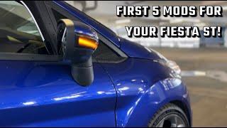 FIRST 5 EASY MODS THAT I DONE TO MY FORD FIESTA ST!!