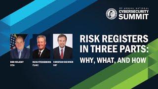 Cyber Summit 2020: Risk Registers