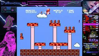 5:33 Super Mario Brothers Feet% Speedrun WR as of 4/26/20