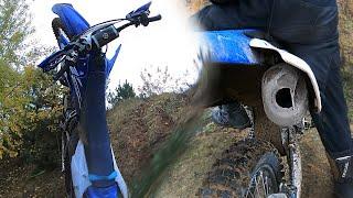 One driveway story | Dented exhaust | Yamaha is slowly falling apart....