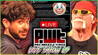 PWT Live Show #85 - Tony Khan Gets People Fired, Everyone Hates Hulk Hogan, Sickos Cope Over WWE RAW