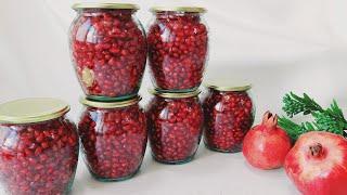 Without Freeze! Without cooking! I keep the pomegranate FRESH for 12 months.