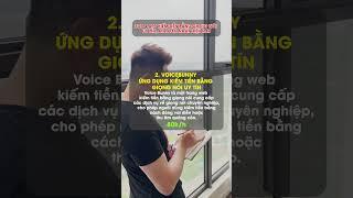 Top 4 apps có thể kiếm tiền bằng giọng nói #huanmkt