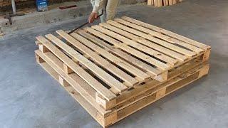 8 Incredible Woodworking Projects From Old Pallets You Must See - Cheap Furniture From Old Pallets