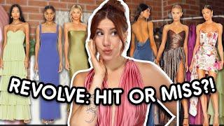 I tried REVOLVE'S best-selling WEDDING GUEST DRESSES (hit or miss?!)