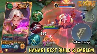 Hanabi Best Build & Emblem Damage Paling Tersakit 2025 | Top Global Hanabi | MLBB